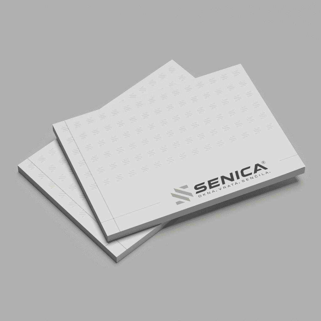 Senčila Senica poslovna mapa z logotipom